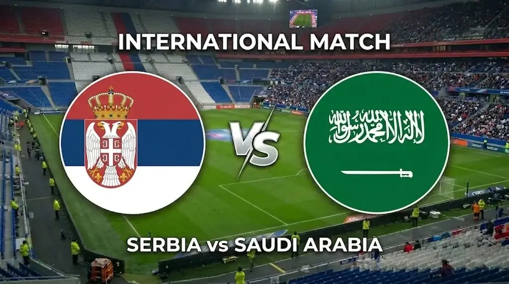 أين يمكنني مشاهدة صربيا ضد السعودية؟