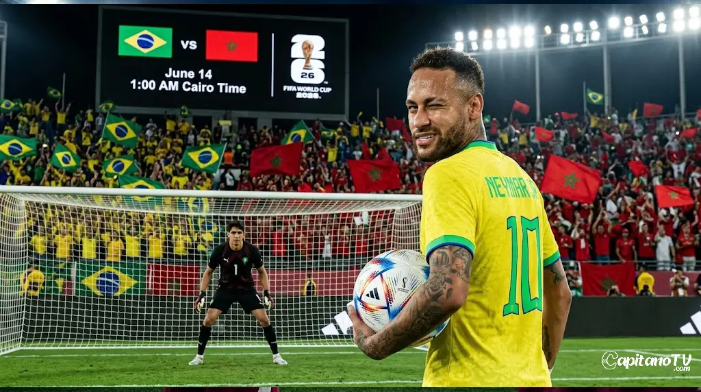 مشاهدة المغرب ضد البرازيل