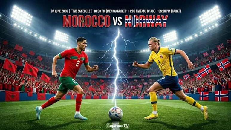 مباراة المغرب ضد النرويج