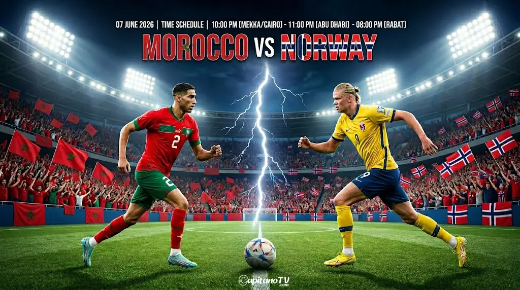 مباراة المغرب ضد النرويج