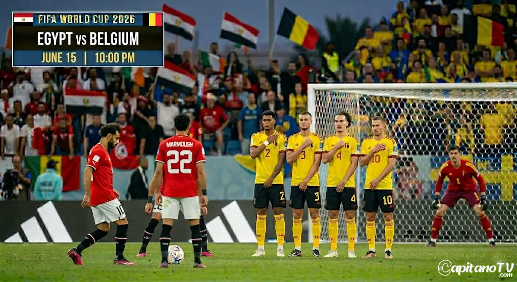 مشاهدة مصر ضد بلجيكا أونلاين