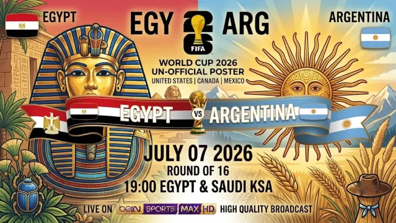 مشاهدة مصر ضد الأرجنتين أونلاين